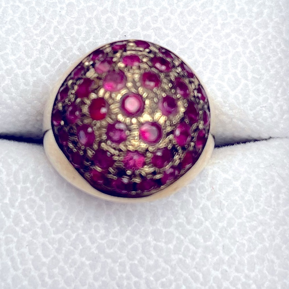 14K Gold Ruby Estate Ring - Picture 2 of 16